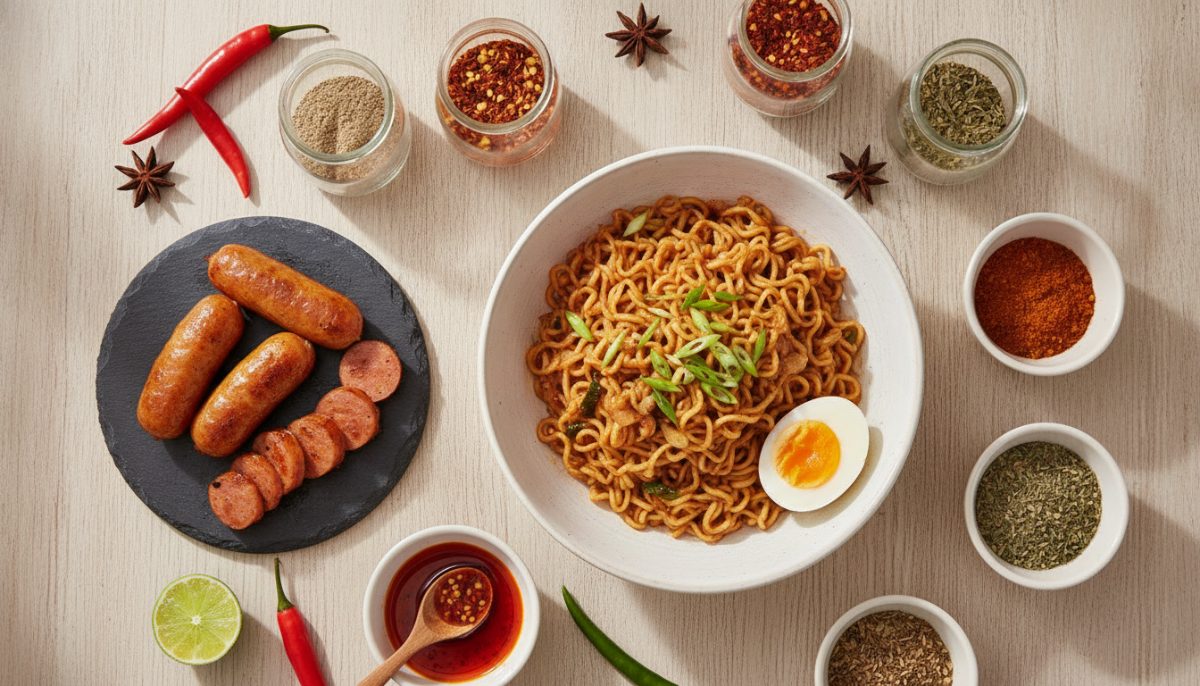Gia vị mì - xúc xích - ảnh minh họa 1
